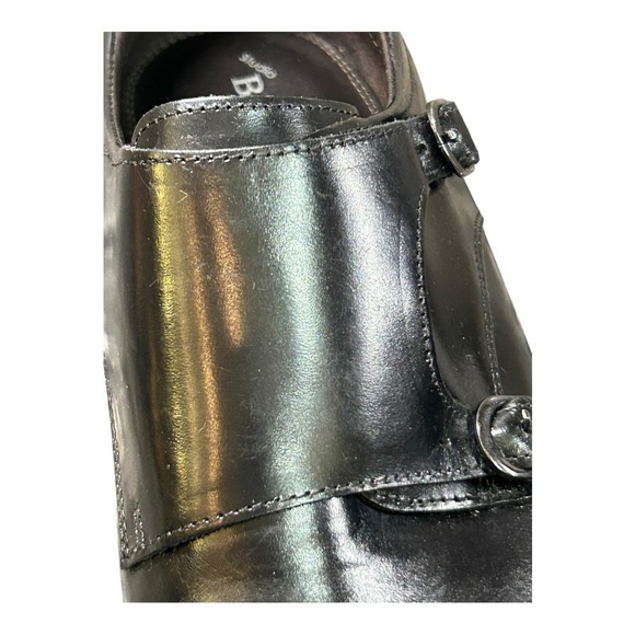 Studio Belvedere Frost Men’s Dress Black Leather Shoes Size 12 D Made in Brazil - Picture 11 of 14